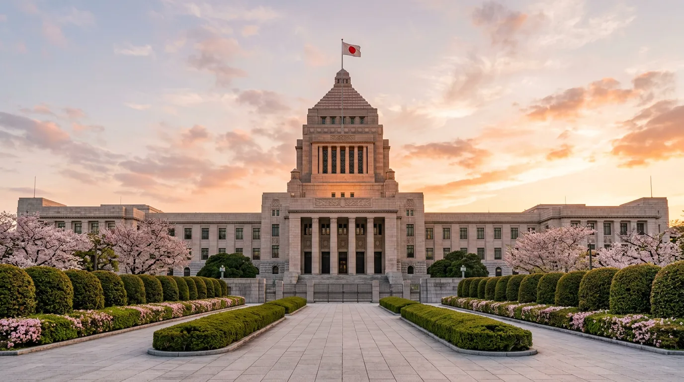 Edificio del parlamento japonés donde se debate la regulación de apuestas deportivas